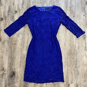 Cobalt Blue Lace Dress